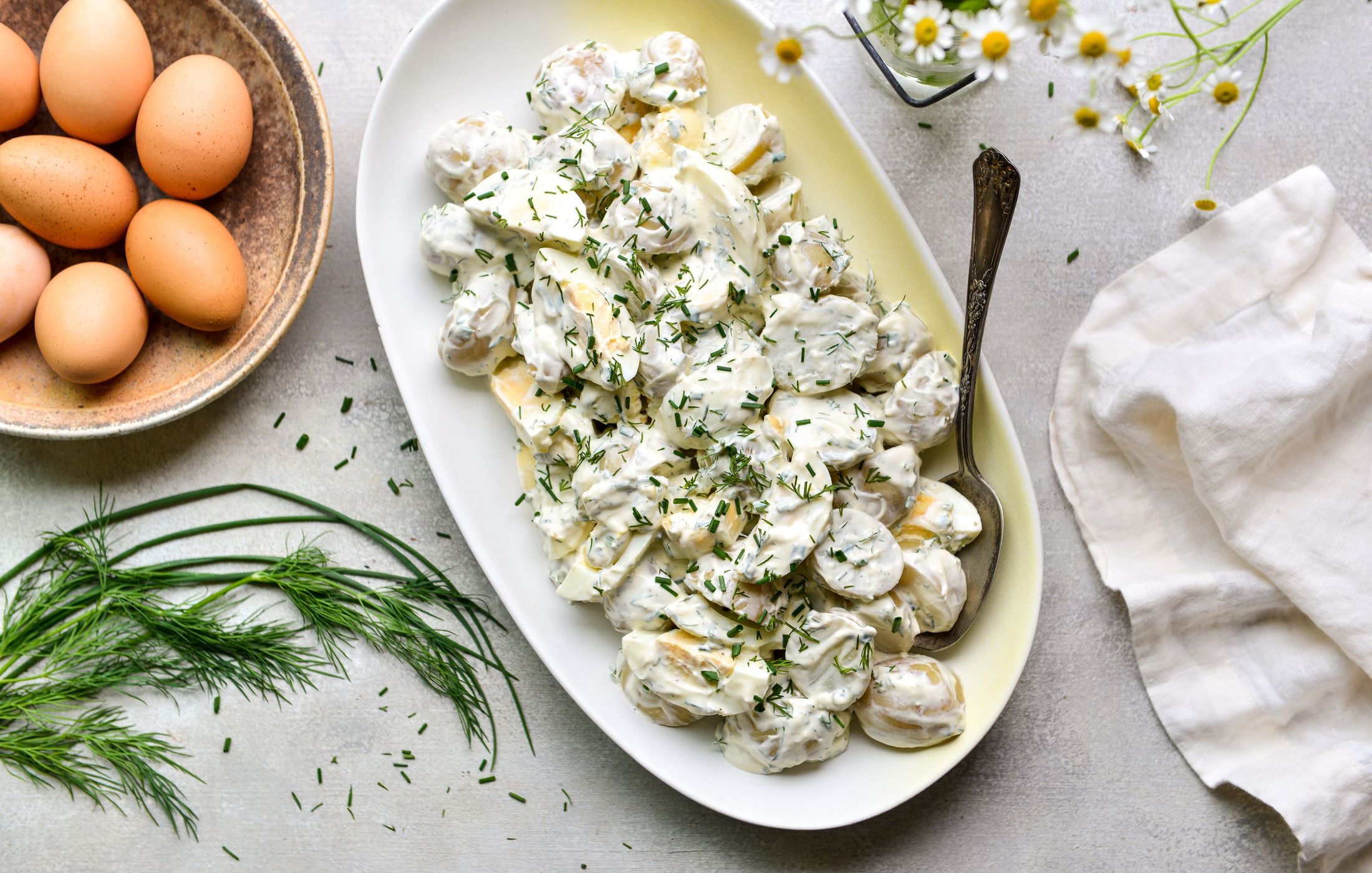 DILLED POTATO AND EGG SALAD-1